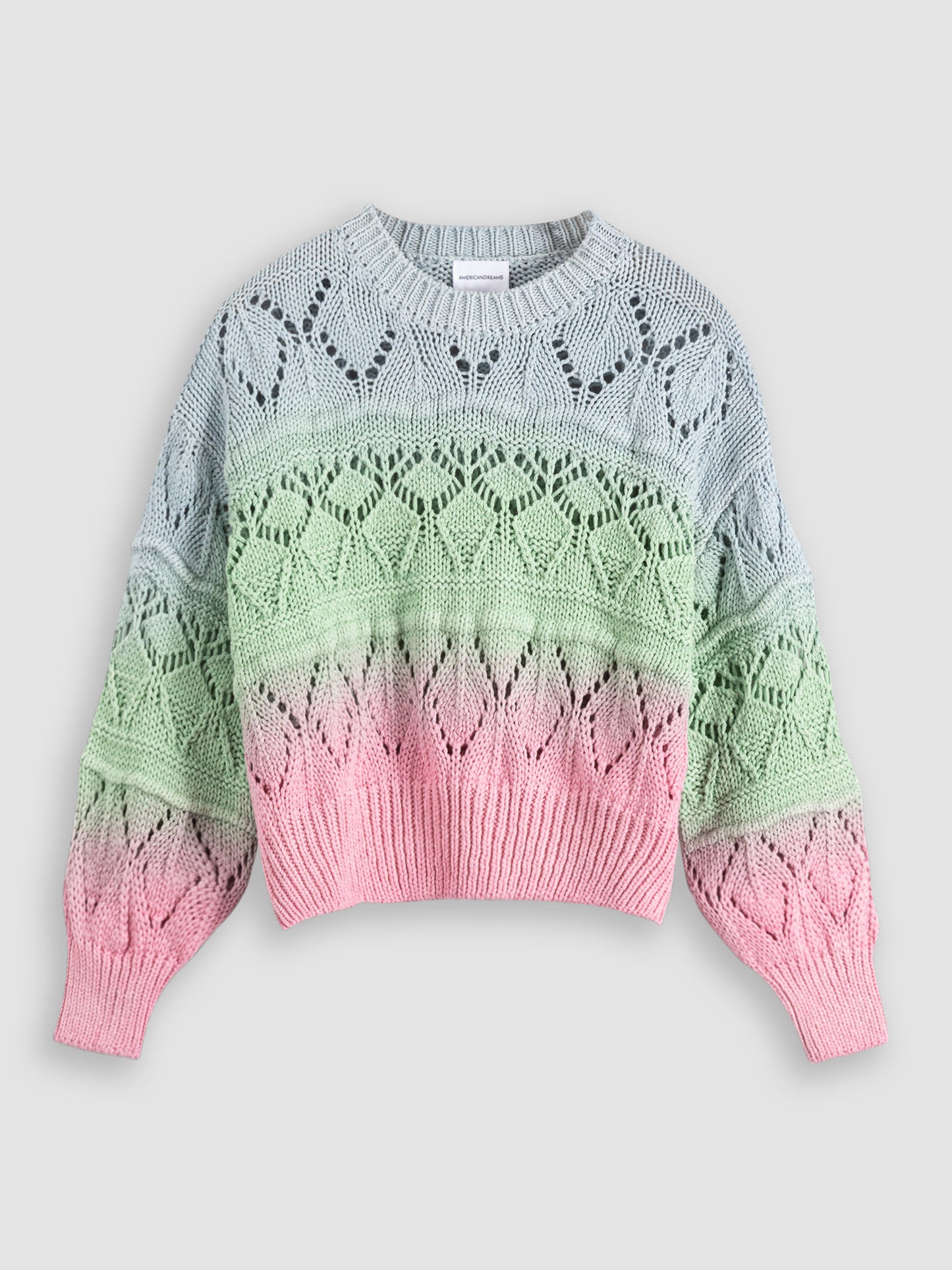 Cassie Cotton Pullover Candy Ombre