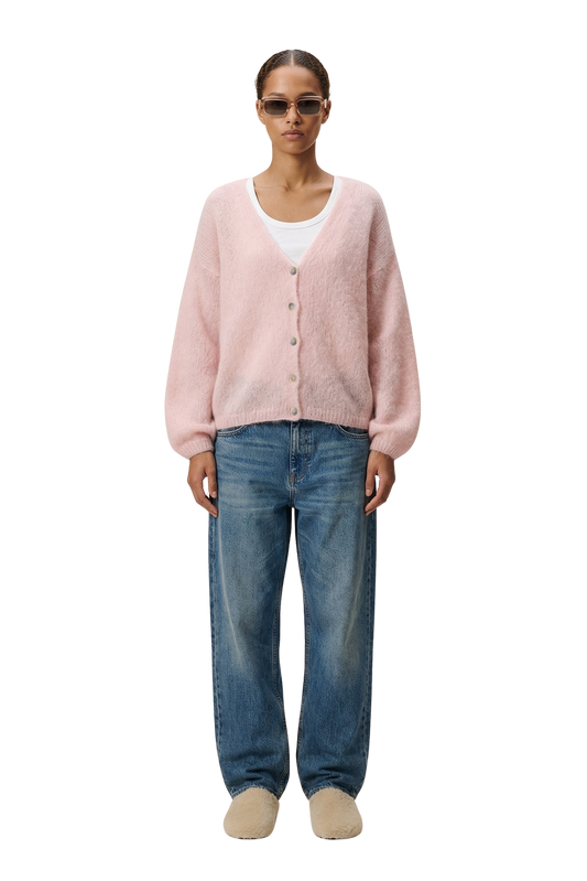Cornelia LS Cardigan Light Pink