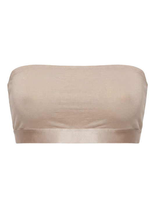 ICONIC Bandeau Bralette Cappucino - strapless