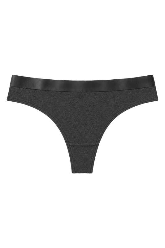 Iconic String Panties Anthracite Grey