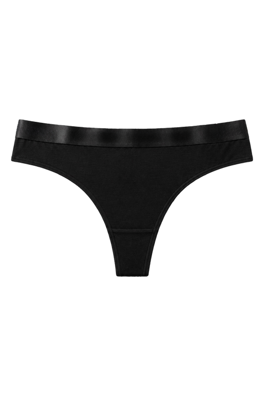 Iconic String Panties Black