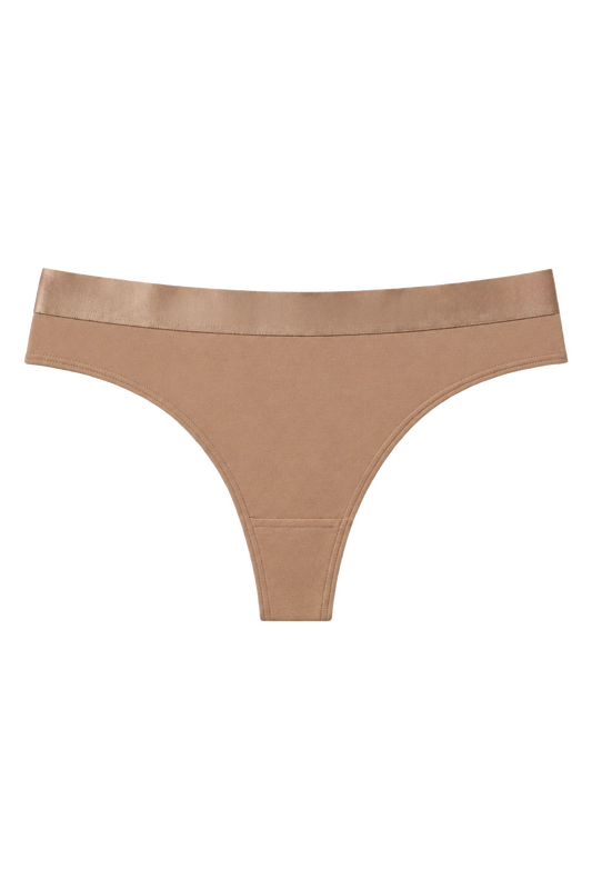 Iconic String Panties Cappucino