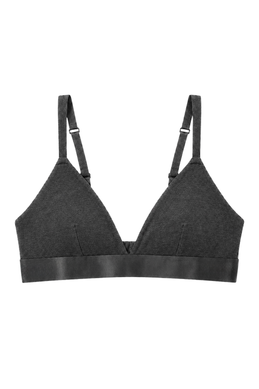 Iconic Triangle Bralette Anthracite Grey