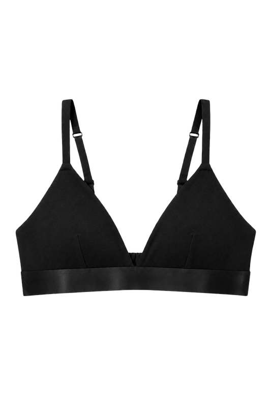 Iconic Triangle Bralette Black