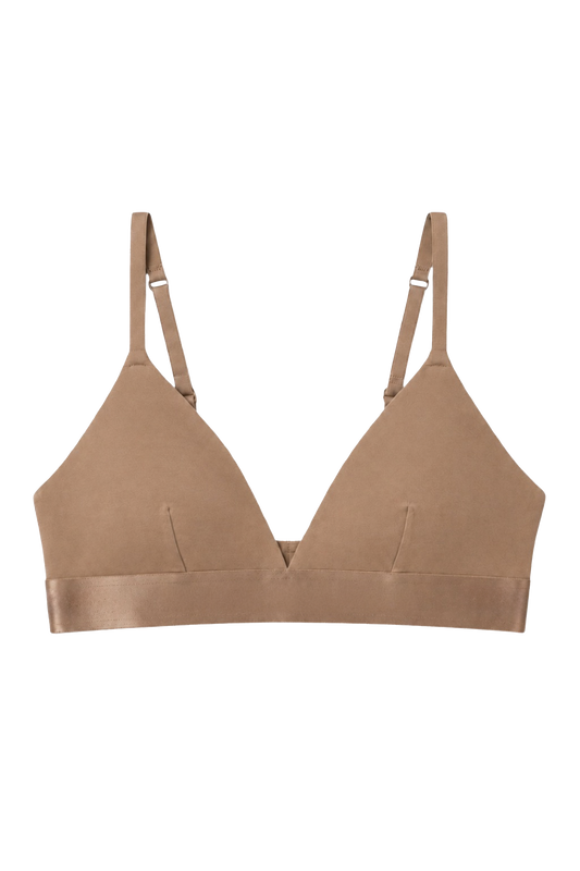 Iconic Triangle Bralette Cappuccino