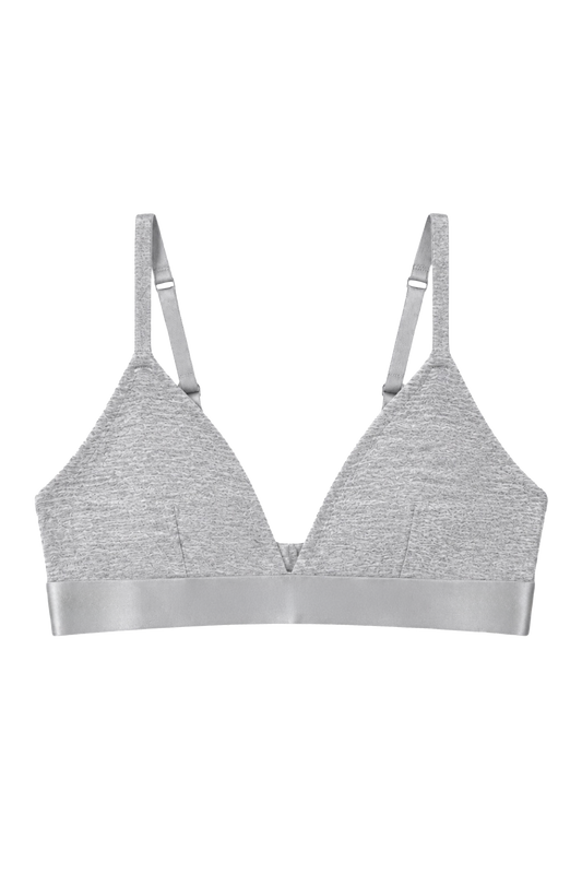 Iconic Triangle Bralette Light Grey