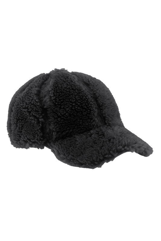 Inga Wool Cap Black