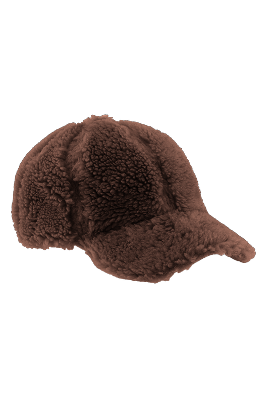 Inga Wool Cap Chocolate Brown
