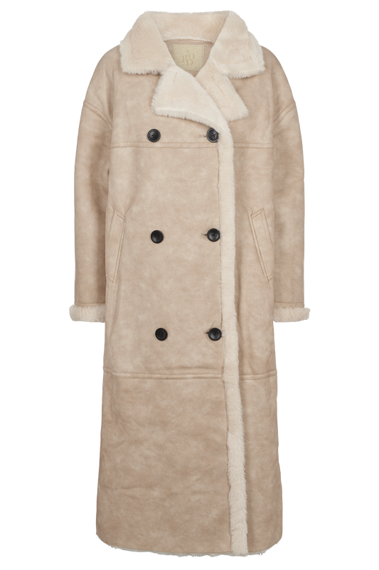 Joa Wool Coat Long Beige