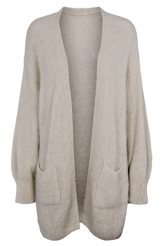 Joanna Alpaca Cardigan Light Taupe