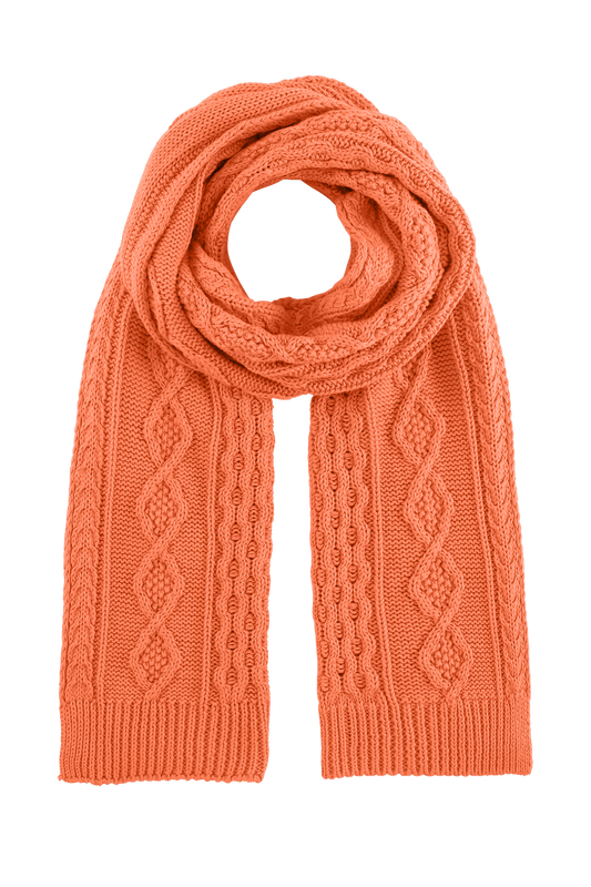 Jojo Cotton Scarf Burnt Orange