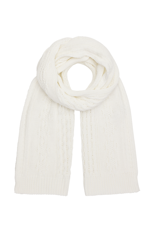 Jojo Cotton Scarf White
