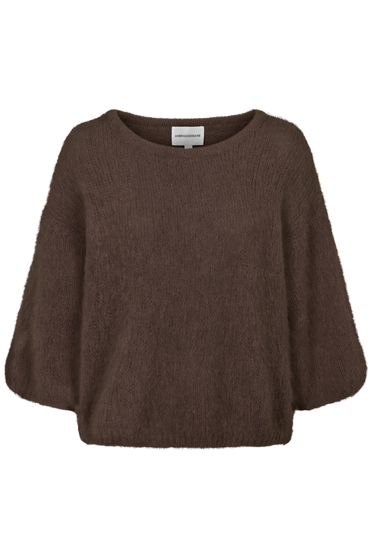 Josie Pullover 3/4 Short Sleeves Cocoa