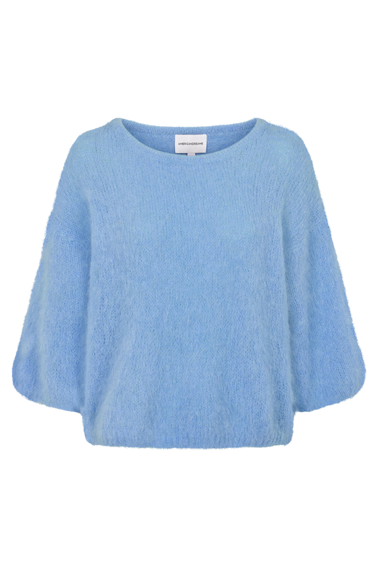 Josie Pullover 3/4 Short Sleeves Sky Blue