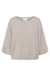 Josie Pullover 3/4 Short Sleeves Beige