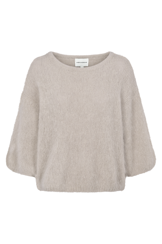 Josie Pullover 3/4 Short Sleeves Beige