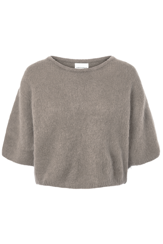 Josie Pullover 3/4 Short Sleeves Light Taupe