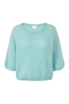 Josie Pullover 3/4 Short Sleeves Seafoam Green