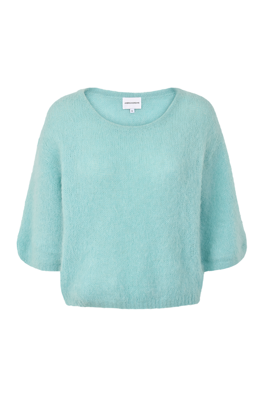 Josie Pullover 3/4 Short Sleeves Seafoam Green