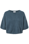 Josie Pullover 3/4 Short Sleeves Teal Blue