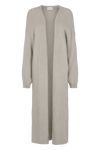 June Long Alpaca Cardigan Light Taupe