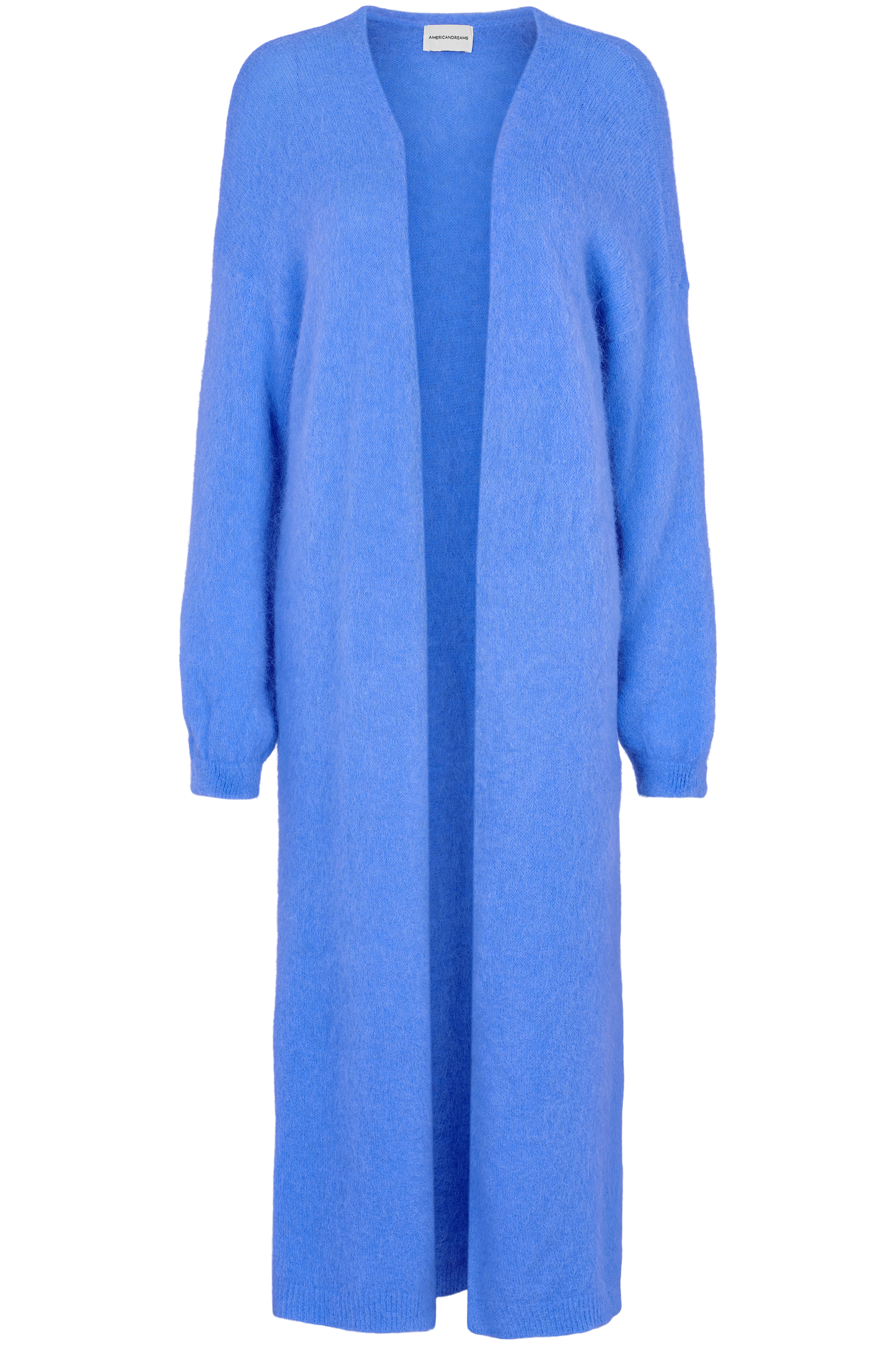 June Long Alpaca Cardigan Sky Blue