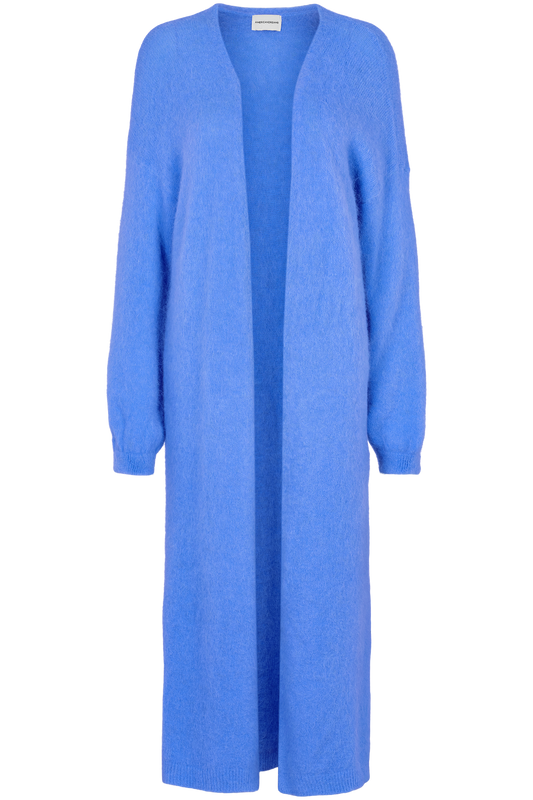 June Long Alpaca Cardigan Sky Blue