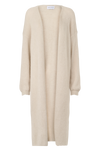 June Long Alpaca Cardigan Beige