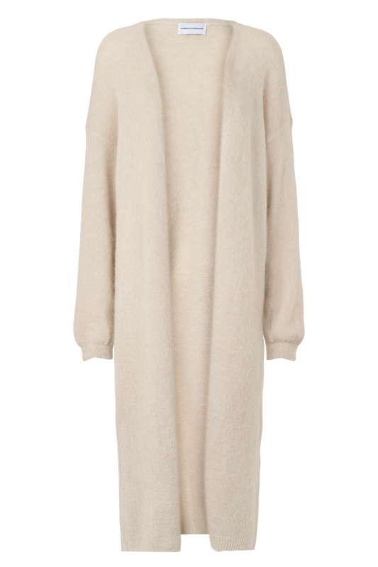 June Long Alpaca Cardigan Beige