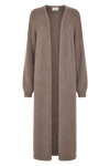 June Long Alpaca Cardigan Light Taupe
