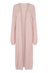 June Long Alpaca Cardigan Light Pink