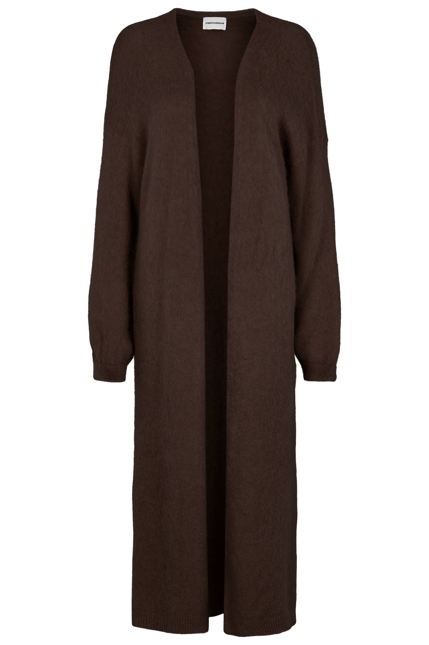 June Long Alpaca Cardigan Cocoa