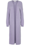 June Long Alpaca Cardigan Lilac
