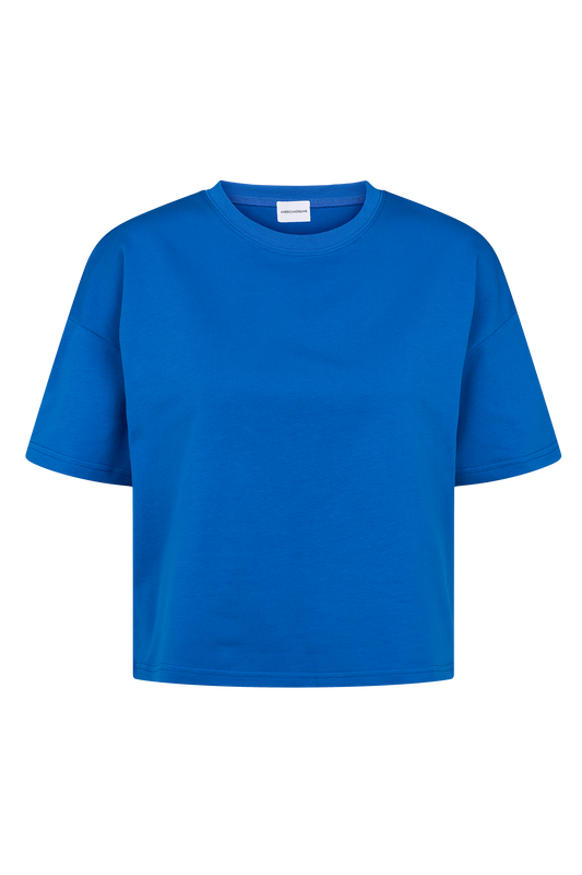 Kelly Boxy Tee Short Electric Blue