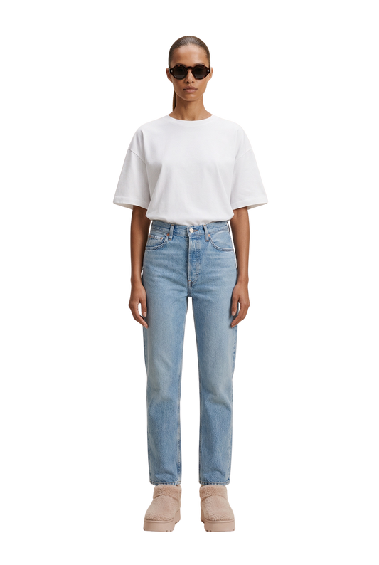 Kelly Boxy Tee Short White