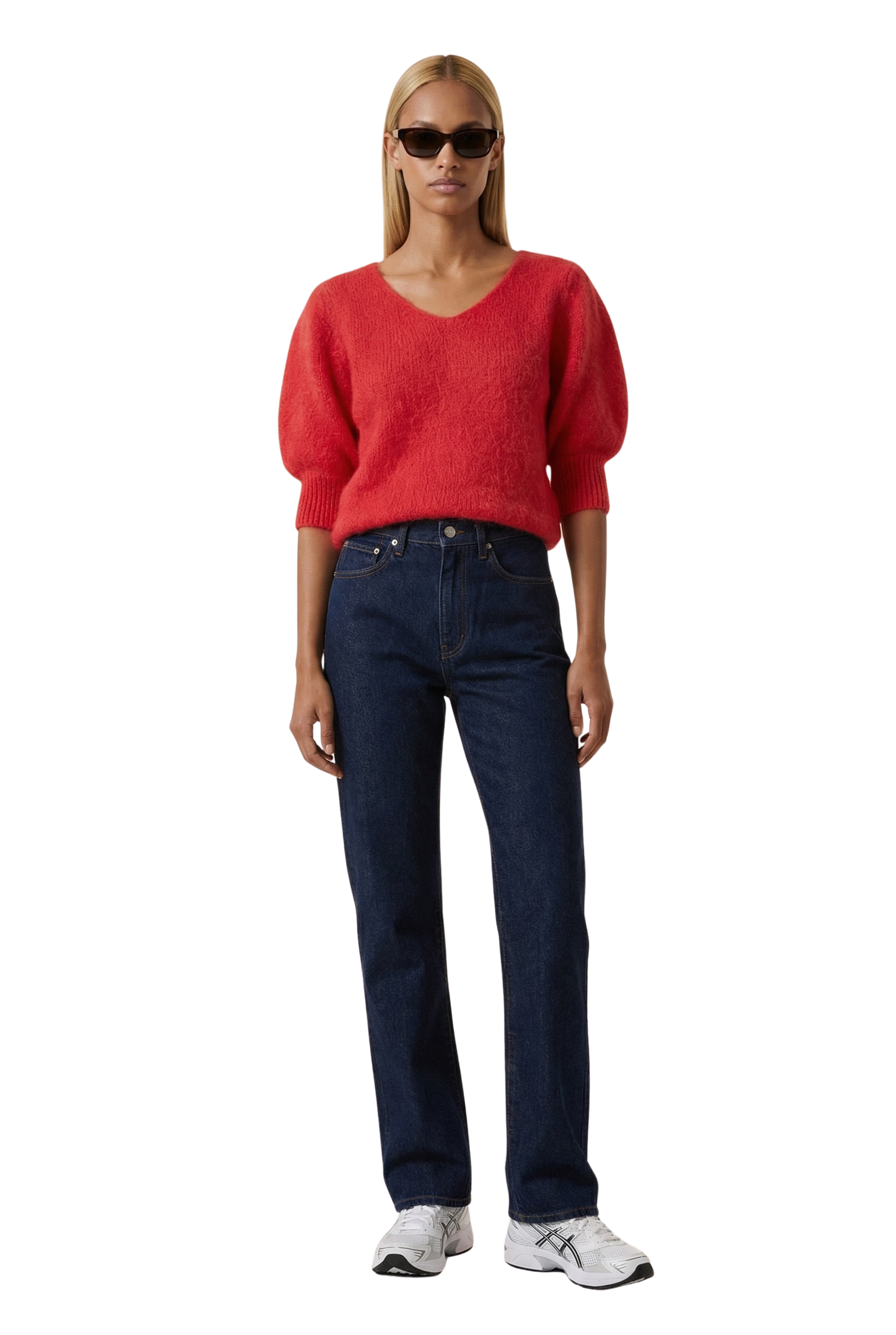 Koa Pullover Lipstick Red