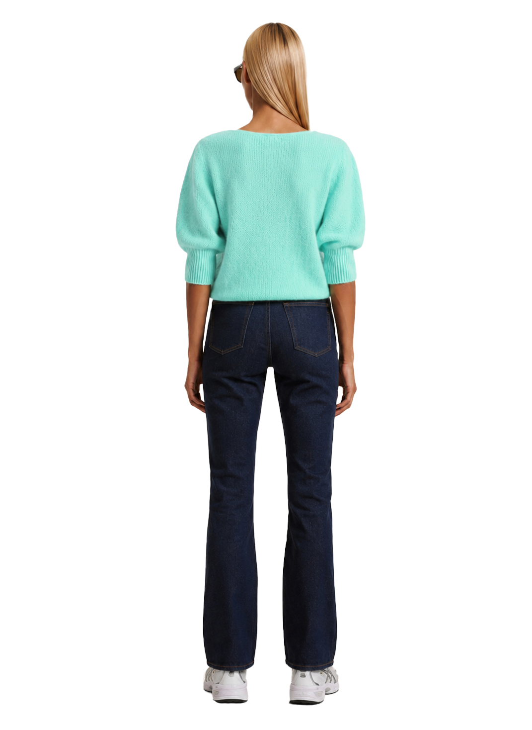 Koa Alpaca Pullover Seafoam Green