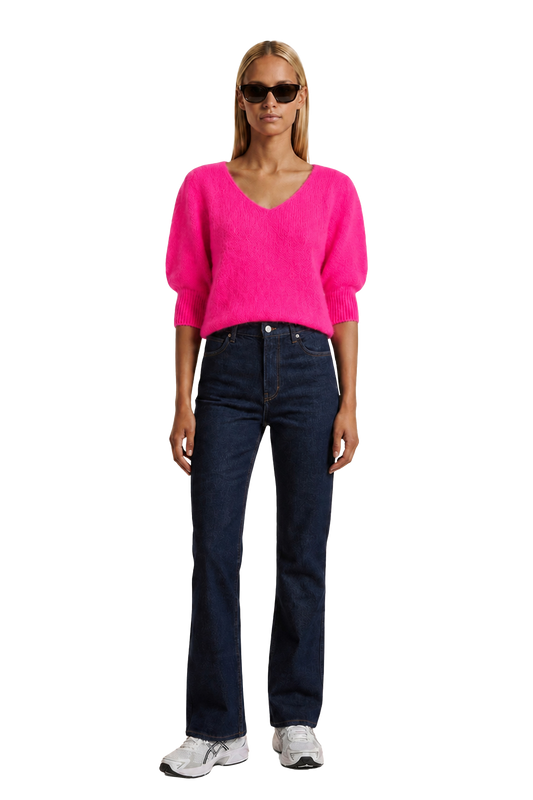 Koa Alpaca Pullover Neon Pink