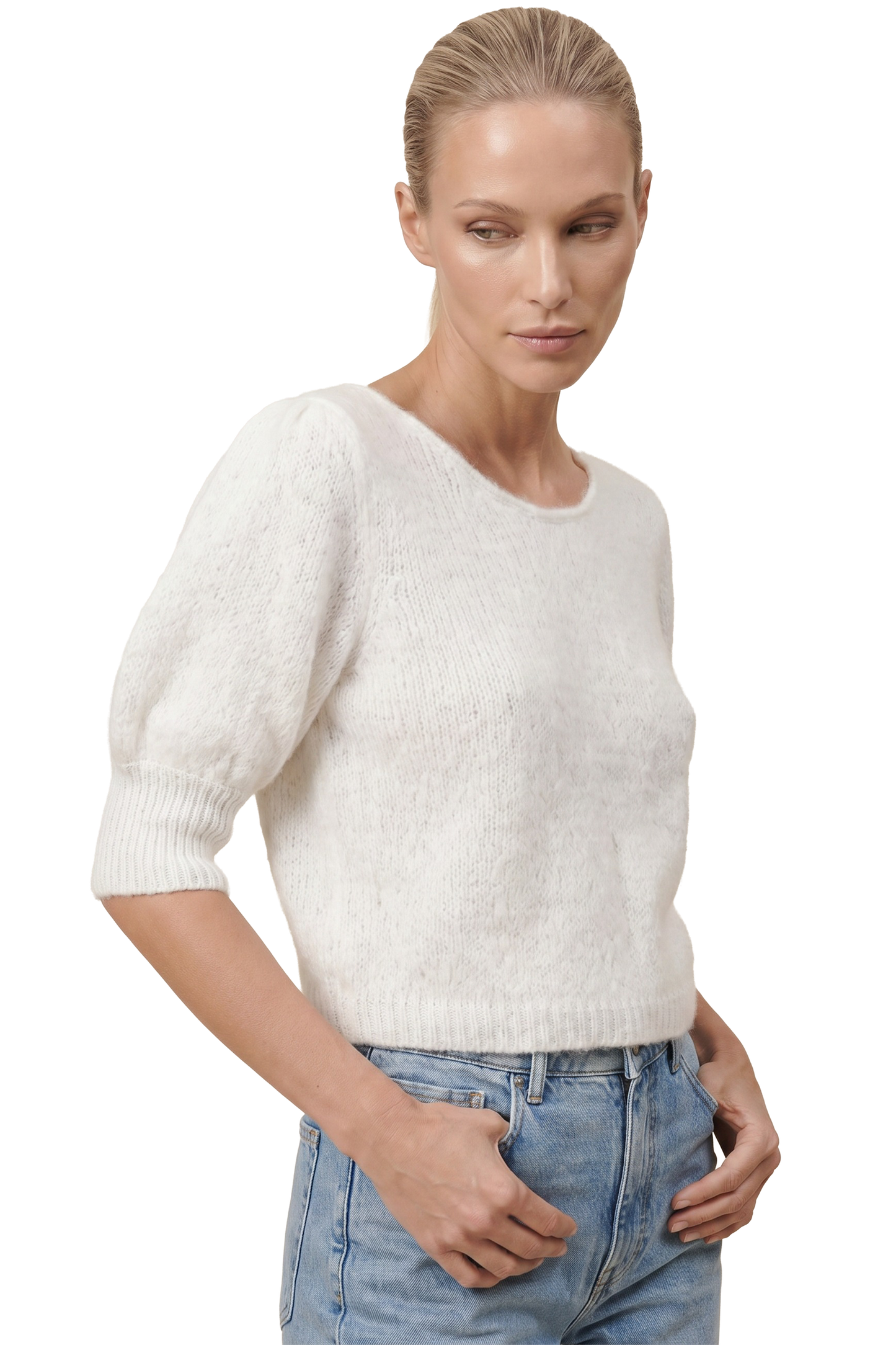 Koa Alpaca Pullover White