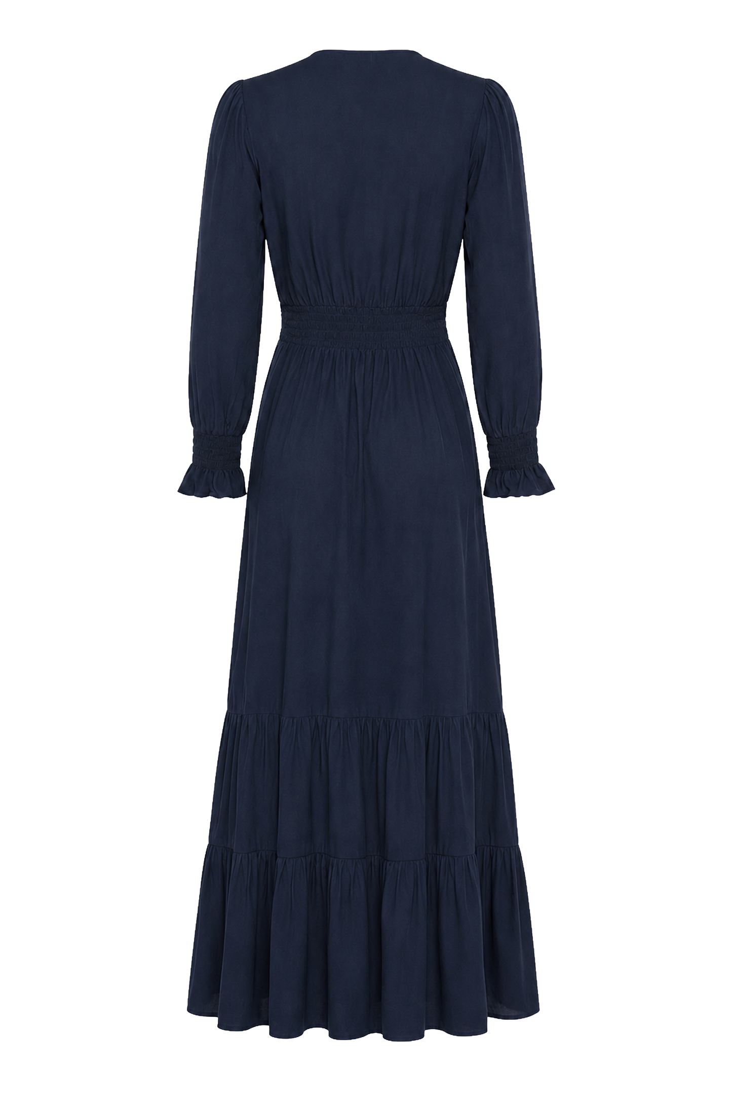 Koko Dress Long Closed Back Navy Blue