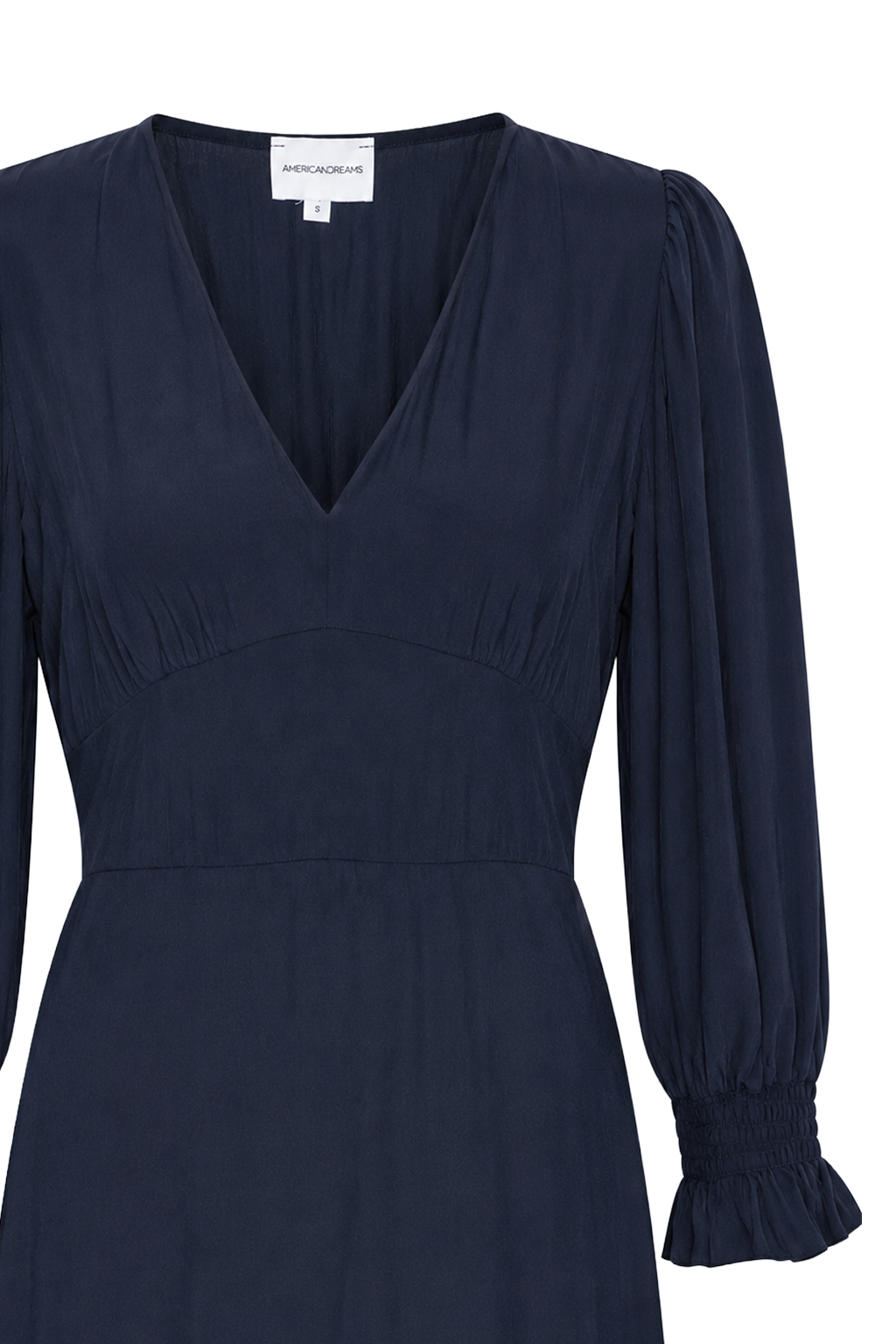 Koko Dress Long Closed Back Navy Blue