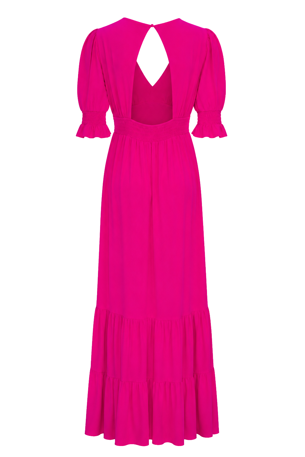 Koko Dress Long Open Back Pink