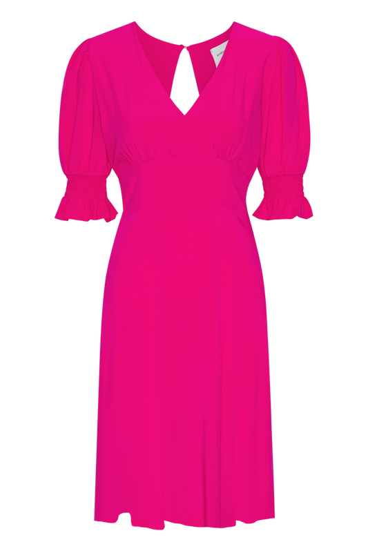 Koko Short Dress Pink Solid