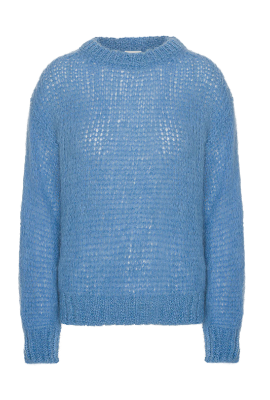 Leonnie Alpaca Pullover Sky Blue