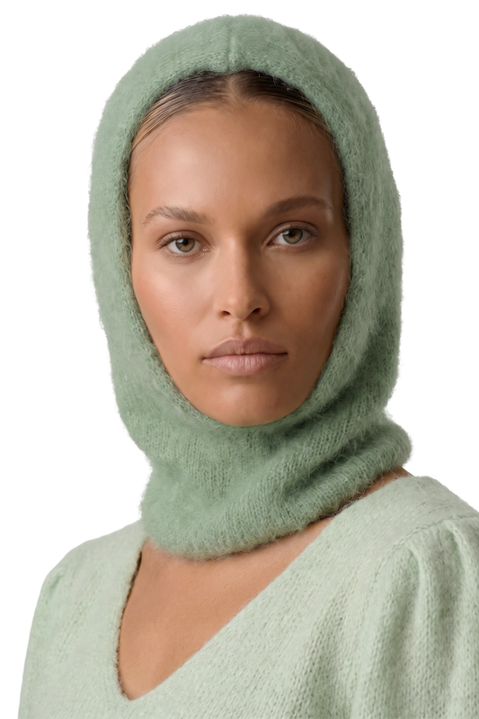 Lara Balaclava Beanie Dusty Green