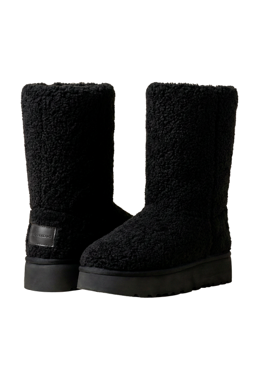Larissa Wool Boots Long Black