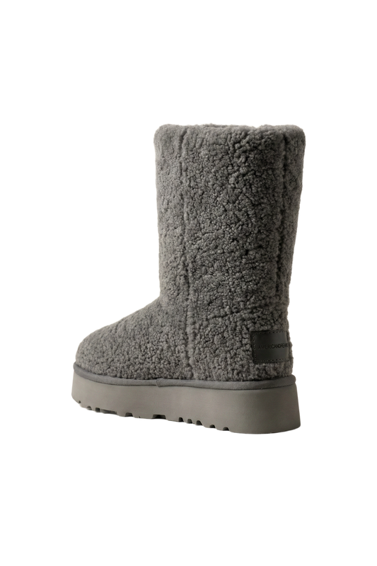 Larissa Wool Boots Long Grey