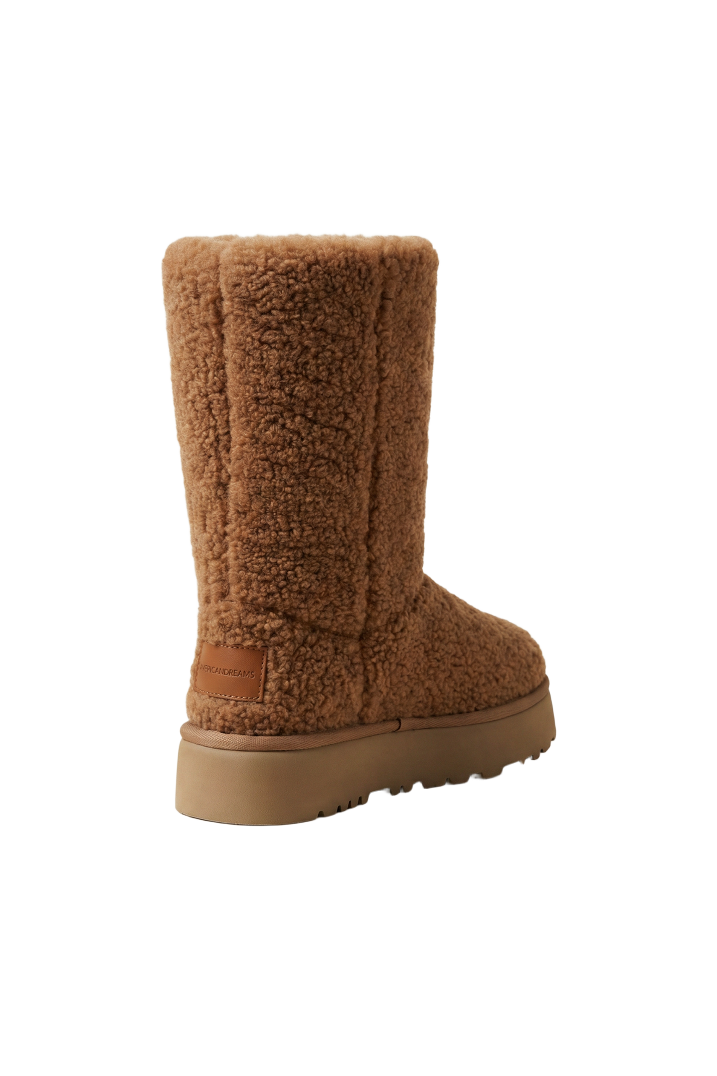 Larissa Wool Boots Long Medium Brown