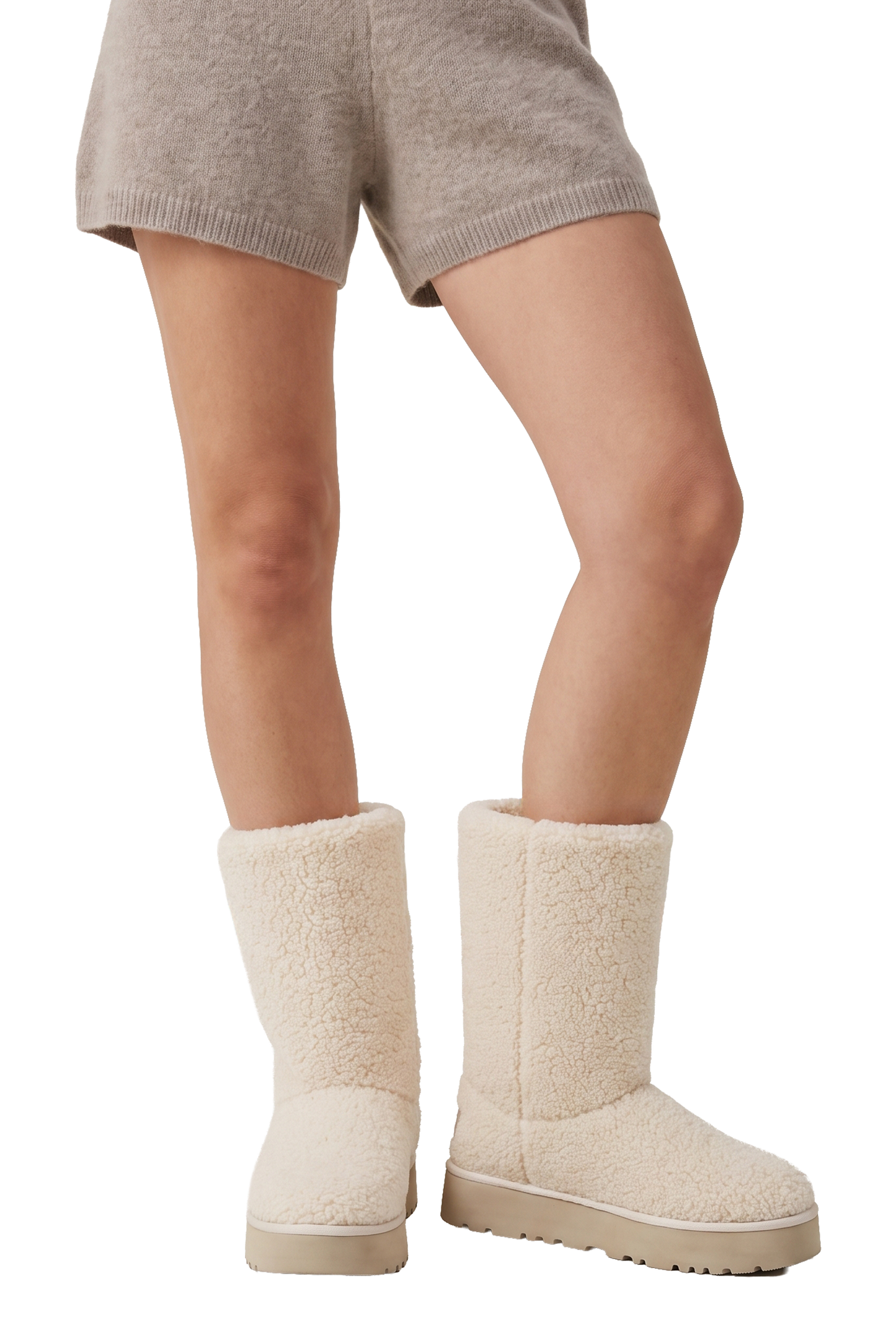 Larissa Wool Boots Long Beige