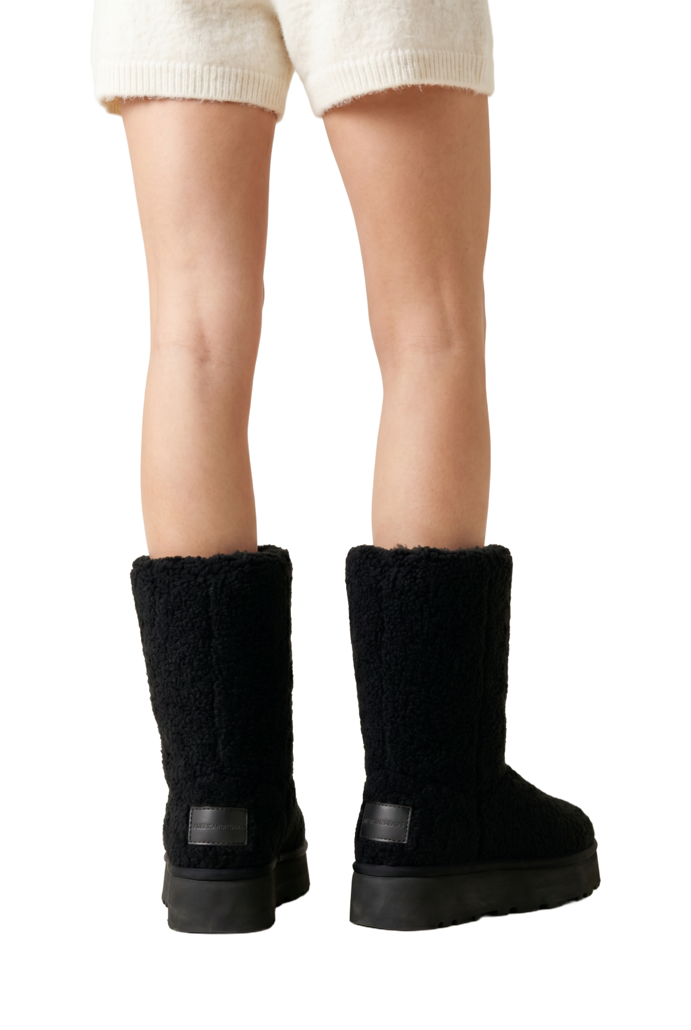 Larissa Wool Boots Long Black